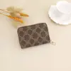 Promoção Quente Clássico PU Porta-Moedas Feminino Porta-Cartões Sanfonado Flor Antiga Múltiplos Slots para Cartão Moda Portátil Versátil Carteira Curta
