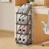 Zapatero para Dormitorio para Uso en Casa, Zapatero Dedicado para Almacenamiento en Viviendas de Alquiler Interiores, Zapatero Pequeño Simple de Múltiples Niveles Debajo del Escritorio en el Dormitorio