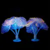 Decoración de Acuario Fluorescente Creativa de Silicona Tanque de Peces Medusa Simulada Paisajismo de Acuario Suministros para Manualidades Coral Artificial