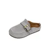 Pantuflas Cerradas de Medio Pie Estilo Dulce para Niñas, Nuevo Diseño Exterior de Primavera 2026, Pantuflas Versátiles Estilo Birkenstock