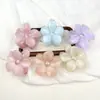 Invierno I Clip para el Cabello de Flor Brillante Fresca Moda Dulce Pasador Sencillo Estilo Vacaciones en la Costa Accesorio para el Cabello Versátil Lote