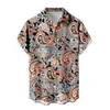 Camisa de Manga Corta Nueva de Venta Caliente para Hombre Vacaciones en Hawái Llamas Impresión 3D Casual Versátil Top para Hombre 2024