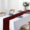 Toalha de Mesa de Cetim Transfronteiriça da Amazonia Pano para Mesa de Centro Decoração de Mesa para Banquete de Casamento Toalha de Mesa de Poliéster Cor Sólida Estilo Nórdico