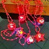 Juguete de Halloween Reloj Luminoso LED Calabaza Cabeza de Fantasma Pulsera Collar Pulsera Infantil Regalo Brillante en la Oscuridad