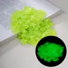 Decoración luminosa para acuario con forma de criatura marina, piedras fluorescentes ultrabrillantes que brillan en la oscuridad, adornos decorativos para acuario, venta al por mayor transfronteriza