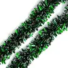 Nova decoração de Natal verde escuro tiras de lã fita de ruiva suprimentos festivos decoração de aniversário layout de sala de aula palco tiras coloridas