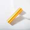 En stock 10ML botella dispensadora de perfume giratoria de dos secciones con carcasa de aluminio, botella pulverizadora oral cosmética, botella de perfume de vidrio, botella vacía