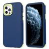 Comércio Exterior Aplicável Mengxuan Três em Um Maçã 15 Cor Sólida Capa de Celular 14promax Criativa 13promax Capa Protetora