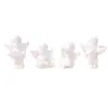 Producto Nuevo Más Vendido: Adorno de Ángel de Concierto Blanco Puro de Resina, Figura de Yeso Tallado Vintage Estilo Europeo Adorno Pequeño DIY
