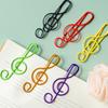 Clip de Papel Musical de Colores de Venta Caliente Fabricante Envío Gratis Clip de Papel con Recubrimiento de Plástico Creativo con Forma Especial Clip de Papel al Mayoreo en Stock