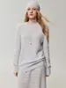 Suéter de punto básico de longitud media Consinee 100% cachemira pura para mujer, una capa base simple y clásica, top de moda
