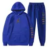 2025 Amazon Aliexpress Traje Deportivo para Hombre Sudadera con Capucha de Forro Polar Sudadera Más Fácil de Combinar Traje Deportivo Casual