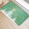 Alfombra de Piso Navideña para el Hogar Dibujo Animado de Reno Alfombra de Cocina