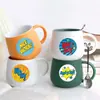 Pegatinas populares de recompensa e incentivo para niños, con diseños de dibujos animados en inglés, para usar como papelería de oficina, etiquetas decorativas y pegatinas de sellado