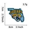 Parche Bordado de Jaguar con Lentejuelas, Parches de 24 cm y 7 cm, Ropa Estilo Deportivo
