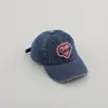 Gorra de béisbol de mezclilla Rosa Amor niños estilo ins coreano sombrero de sol para bebé gorra de visera simple de moda T194