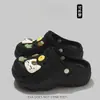 Zuecos de Suela Gruesa para Mujer, Nuevo Estilo de Verano, Sandalias Cerradas de Eva para Deportes al Aire Libre y Playa para Mujer al por Mayor