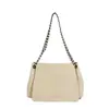 Bolso tejido para mujer, gran capacidad, nuevo modelo 2026, bolso cruzado versátil casual con cadena, adecuado para la escuela y el trabajo, bolso tote