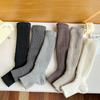 Set de Calcetines de Pie para Mujer Primavera y Otoño Color Sólido Set de Calcetines Jk Calcetines Finos Apilados Y2K Set de Pierna Gruesa Calcetines Cálidos Largos hasta la Pantorrilla