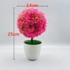 Plantas Simuladas, Plantas Verdes en Maceta, Venta al por Mayor de Flores Artificiales, Pasto Estrella, Bola de Nieve Cerezo, Ventas Directas del Fabricante, Adornos Florales de Interior, Hortensia