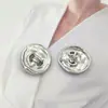 Botones Irregulares Bicolor de Dos Agujeros Estilo Retro Británico con un Toque de Alta Gama, Botones Metálicos Decorativos para Camisas y Abrigos