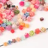 Venta Caliente Transfronteriza 6-10 mm Concha de Flor Colorida DIY Pulsera Collar Cuentas Espaciadoras Accesorios para Joyería Al por Mayor