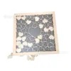 Corazón de Madera Forma de Estrella de Madera Creativa Tarro de Recompensas Tarro de Deseos para Niños con Soporte Tarro de Recompensas de Puntos de Aprendizaje de Autodisciplina