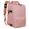 Mochila Feminina de Grande Capacidade para Viagem, Viagens de Negócios de Curta Distância, Mochila Executiva, Mochila Escolar, Bolsa para Computador, Compressão a Vácuo