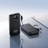 Batería externa transfronteriza nueva de 100W de carga superrápida con cable integrado, capaz de cargar laptops y con gran capacidad