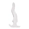 Tapón Anal de Cristal Altamente Transparente para Mujeres, Alternativa para Entrenamiento SM, Dispositivo de Masturbación Sexy Crisantemo, Venta al por Mayor de Juguetes Sexuales, Bolas Anales