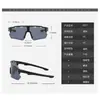 Gafas de Ciclismo Deportivo Transfronterizas, Gafas de Sol Deportivas al Aire Libre de una Pieza Huecas de Colores a Prueba de Viento y Arena, Gafas para Montañismo al Aire Libre
