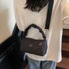 Bolsa de Tela de Nylon Cruzada para Mujer 2025 Nueva Moda Diseño de Nicho Versátil Bolsa de Tela Bolso Plegable tipo Sachel Bolso Almohada para Viajes