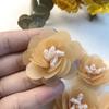Moda DIY joyería flor hecha a mano lentejuelas flor tridimensional cuentas flor accesorios para el cabello accesorios para sombrero joyería DIY