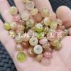 Ábaco con hebilla de jade melocotón, cuentas de jade, cuentas sueltas de jade, piedra de cuarzo polen de durazno, cuentas espaciadoras de jade, accesorios para joyería, cuentas hechas a mano