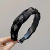 2026 Verão Novo Estilo Cano Alto Retrô Antiderrapante Faixa de Cabeça de Aba Larga para Mulheres Acessório de Cabelo Versátil
