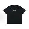 Camiseta de Manga Corta de Estilo Americano de Marca de Moda con Bordado de Letras para Hombre, Top de Verano para Estudiantes de Secundaria y Preparatoria, Adolescentes, Estilo Ins