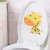 Baño Inodoro Fieltro Pegatinas para Inodoro Suministro Almohadilla Adhesiva Engrosada Fieltro Desodorante para Inodoro Pegatinas de Inodoro de Dibujos Animados