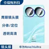 Adecuado para Huawei Nova16Pro a prueba de explosiones 16Z ojo de águila metálico 16Ultra con incrustaciones de diamantes protector de lente de vidrio templado