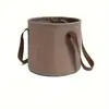 Balde de Agua Plegable Portátil para Exteriores Cubo para Recoger Agua de Viaje Cubo de PVC Portátil con Asa Cubo de Pesca Cubo de Agua de Gran Capacidad para Acampar