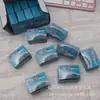 Alfinetes de escritório de 26 mm, alfinetes fixos, alfinetes de posicionamento, alfinetes niquelados, cerca de 220 caixas