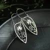 Pendientes de Flor Cortada con Diamantes Estilo Antiguo para Mujer Elegantes Pendientes de Vid de Loto Elegantes Estación Independiente Venta Caliente