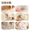 Pantuflas de Algodón Cálido Peludas para Mujer Zuecos de Algodón para Hombre Lavables Forro Polar Interior Extraíble Funda de Piel Invierno