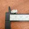Fábrica de Accesorios para Manualidades de Plata Dura Corazón de Loto Cuatro Tesoros Hierba de la Suerte Pulsera Trenzada de Buena Suerte Joyería