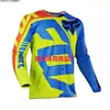 Maillot Transpirable de Secado Rápido para Ciclismo Jersey de Ciclismo Largo para Bicicleta de Montaña Traje de Carrera Downhill para Motocicleta Fox