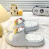 Sandalias tipo chancla de EVA de verano desmontables para uso casual en exteriores e interiores, ligeras, duraderas, lindas pantuflas de gato hamburguesa para mujer
