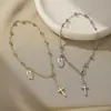 Amazon Transfronterizo Nuevo Pulsera Cruzada Retro Estilo de Nicho Simple Europeo y Americano Pulsera Ajustable Accesorios Versátiles