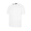 Camiseta de Manga Curta Cleanfit de Alta Qualidade Estilo Americano para Homens e Mulheres, Novo Estilo de Verão Gola Henry Top Tricotado Casual Soltinho