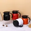 Vendedor Popular de Amazon Tetera Grande para Estofar Acero Inoxidable 316 Taza Aislada Portátil Separación de Té y Agua Olla Aislada Venta al por Mayor
