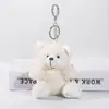 Llavero de Muñeco Oso de Peluche de Dibujos Animados Colgante para Bolso Creativo Funda para Teléfono Móvil Accesorios de Joyería Colgante para Bolsa de Muñeca