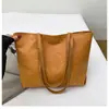 Bolsa tote de grande capacidade para mulheres, nova coleção outono 2026, bolsa de ombro elegante e simples, versátil para o trabalho